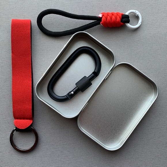 Keychain  | Carabiner Keychain | Wristlet Keychain - Picture 2 of 14